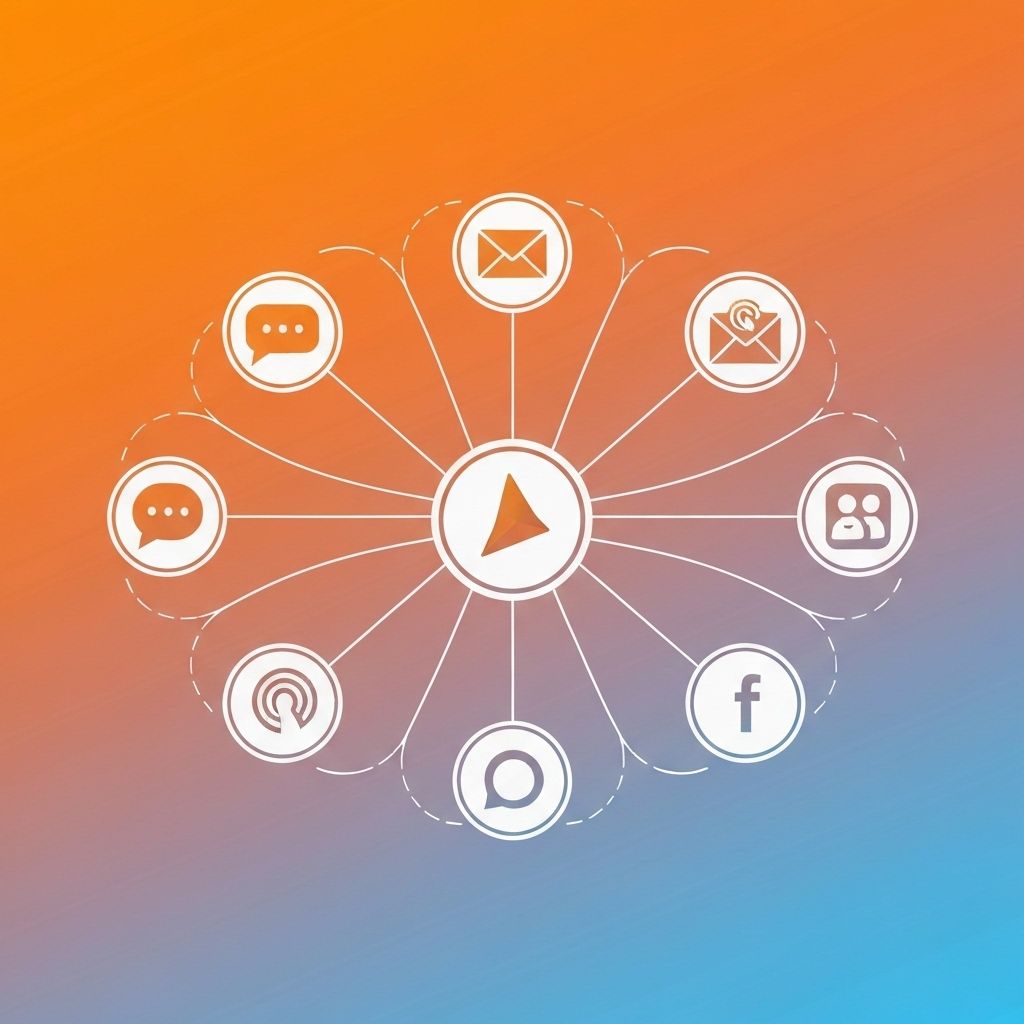 Ilustração Atendimento Omnichannel